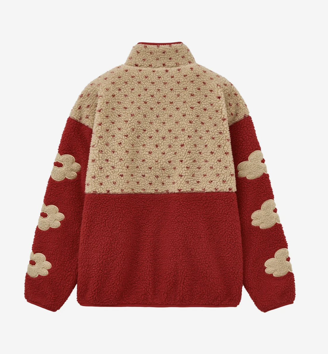Daisy Syndrome - DOT BLOCK FLEECE JACKET