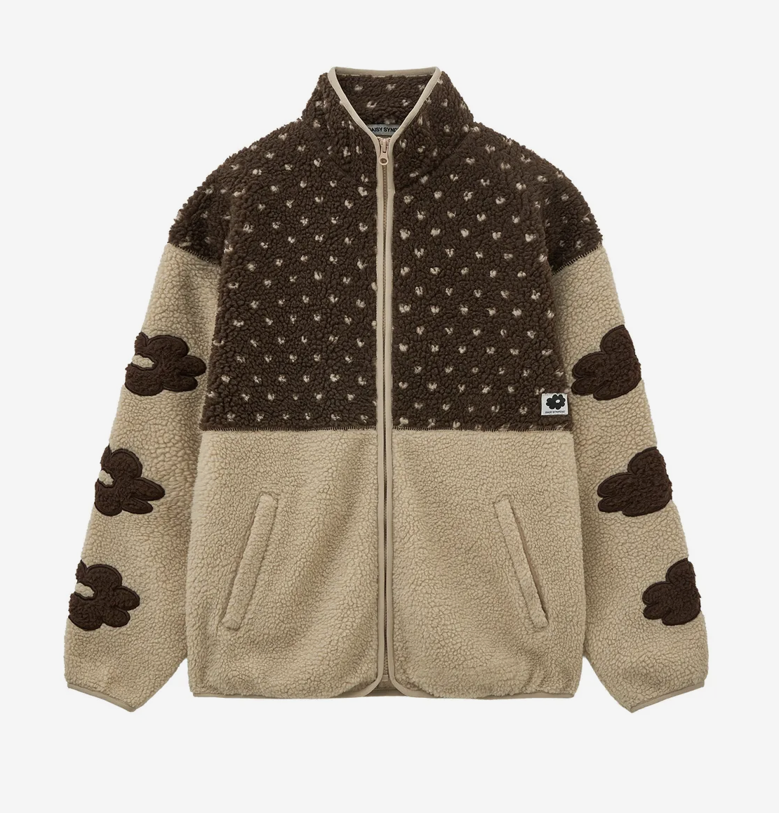 Daisy Syndrome - DOT BLOCK FLEECE JACKET