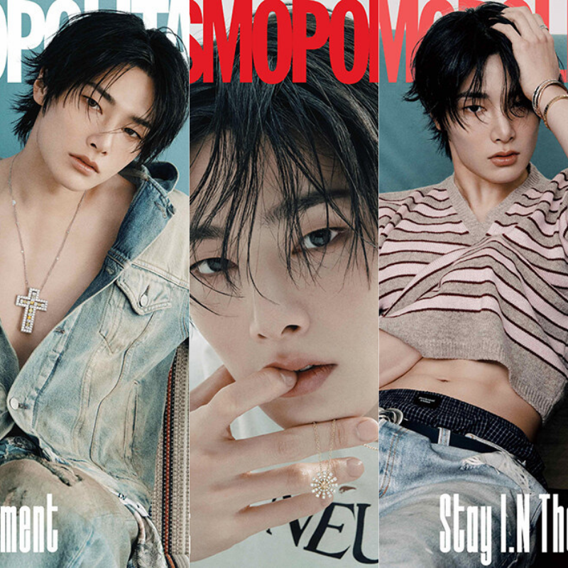 Stray Kids I.N Cover Magazine Cosmopolitan Korea December 2025 Issue - Random Cover