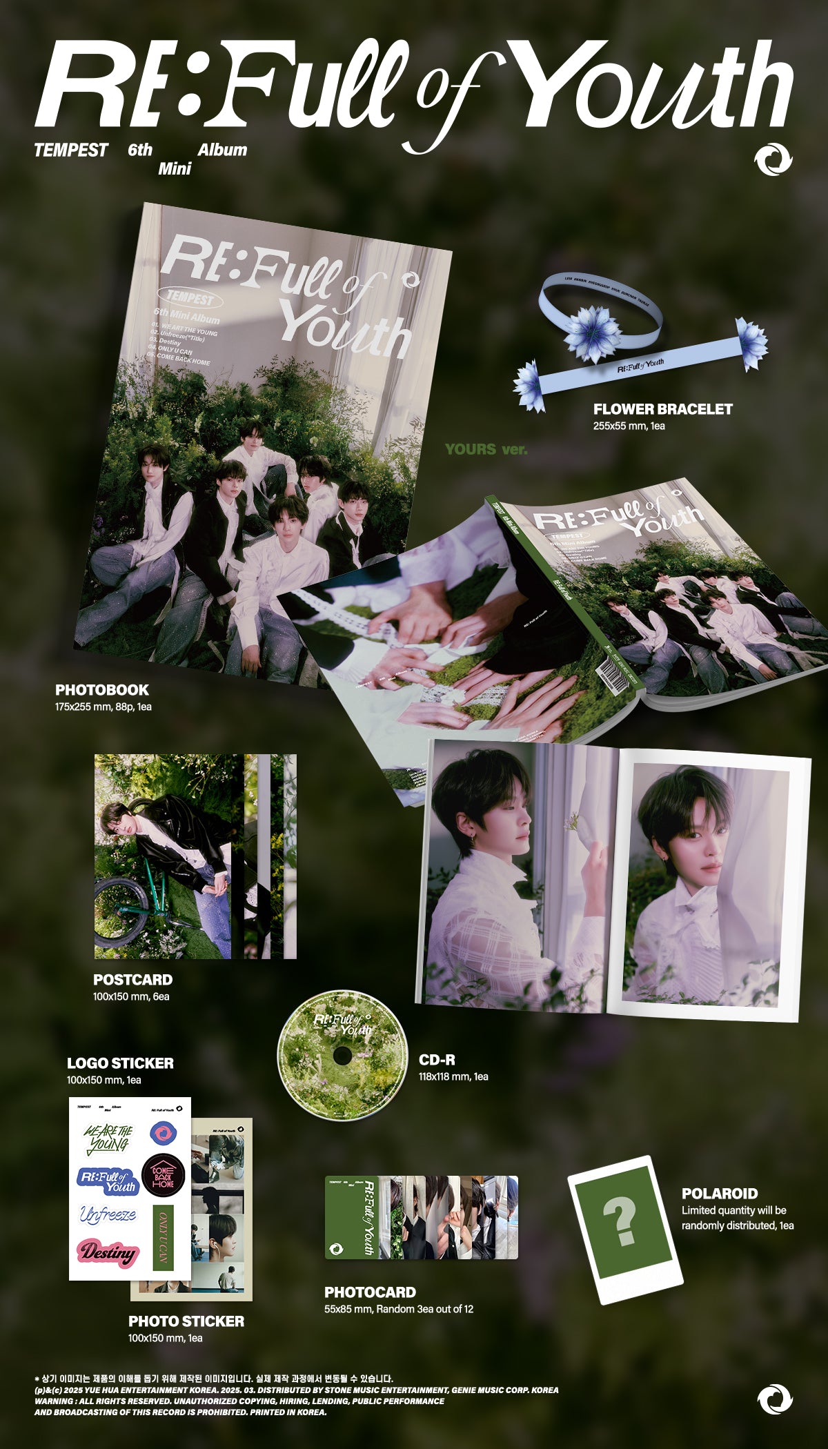 TEMPEST - 6th Mini Album: RE: Full of Youth