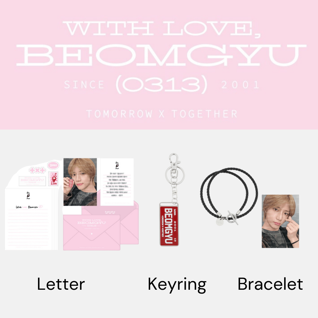TXT (TOMORROW X TOGETHER) WITH LOVE BEOMGYU