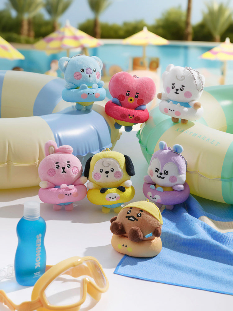 BTS BT21 BABY PLUSH KEYRING SPLASH EDITION