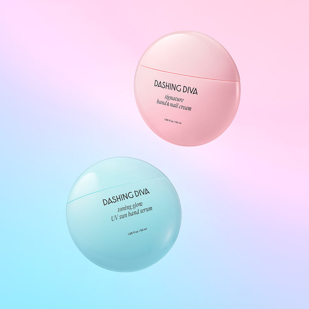 Dashing Diva Hand Nail Cream & Toning Glow UV Sun Hand Serum