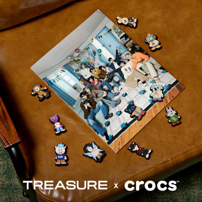 Treasure x Crocs 10-Piece Set (Jibbitz ONLY) designed by Treasure member