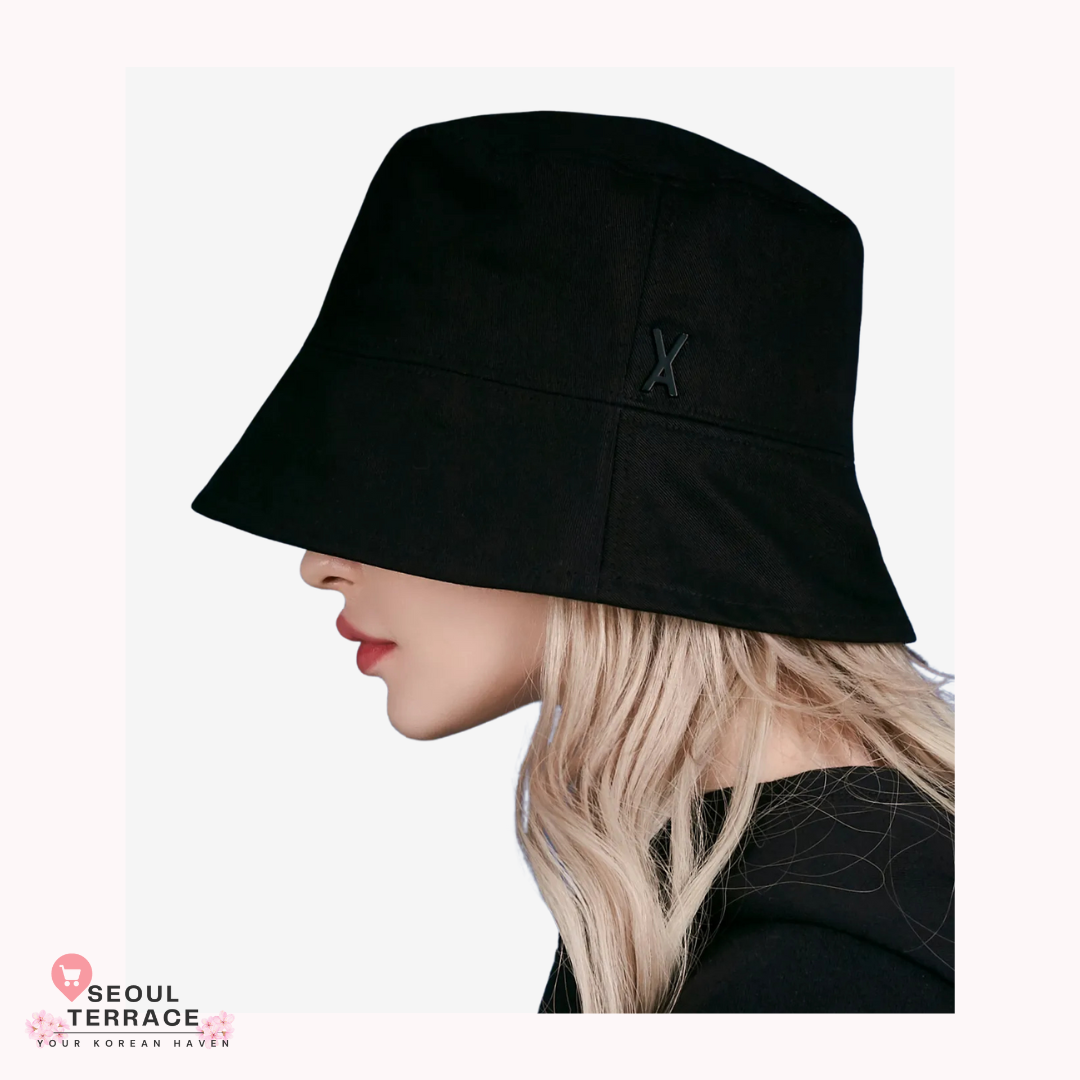 VARZAR Studded Drop Overfit Poly Bucket Hat (seen on ENHYPEN JUNGWON & BTS JUNGKOOK )