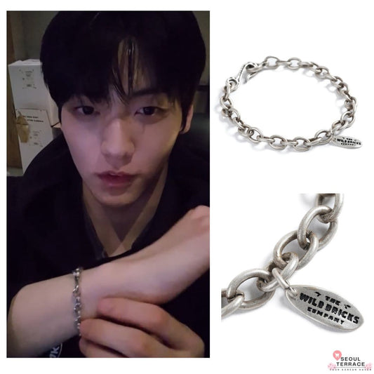 WILD BRICKS BD LINK CHAIN BRACELET worn by TXT SOOBIN