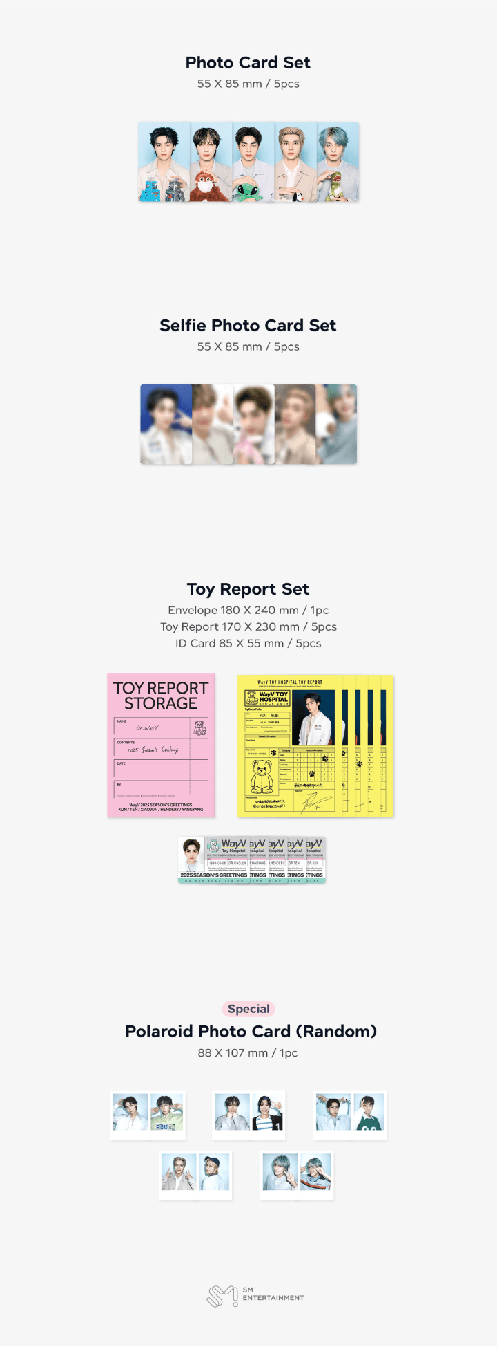 WayV2025Season_sGreetings_Photocard_Selfie_Toy_Report_Set