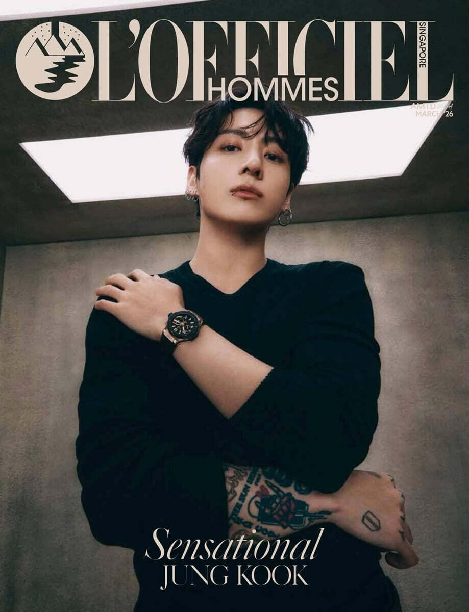 BTS Jungkook - L'OFFICIEL HOMMES Singapore March 2026