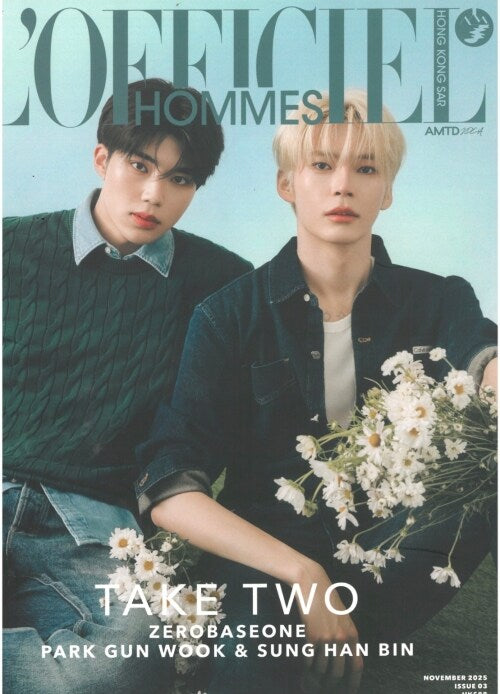 ZEROBASEONE (ZB1) Sung Hanbin & Gunwook - L'Officiel November 2025