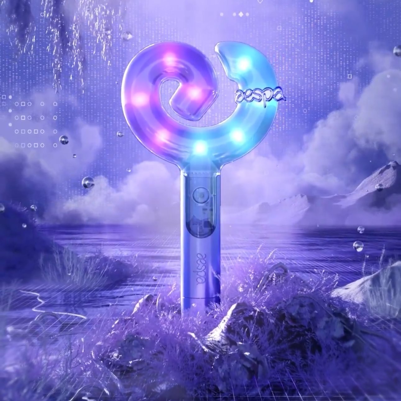 aespa OFFICIAL FANLIGHT 2025 Ver.2 + Random Photo Card