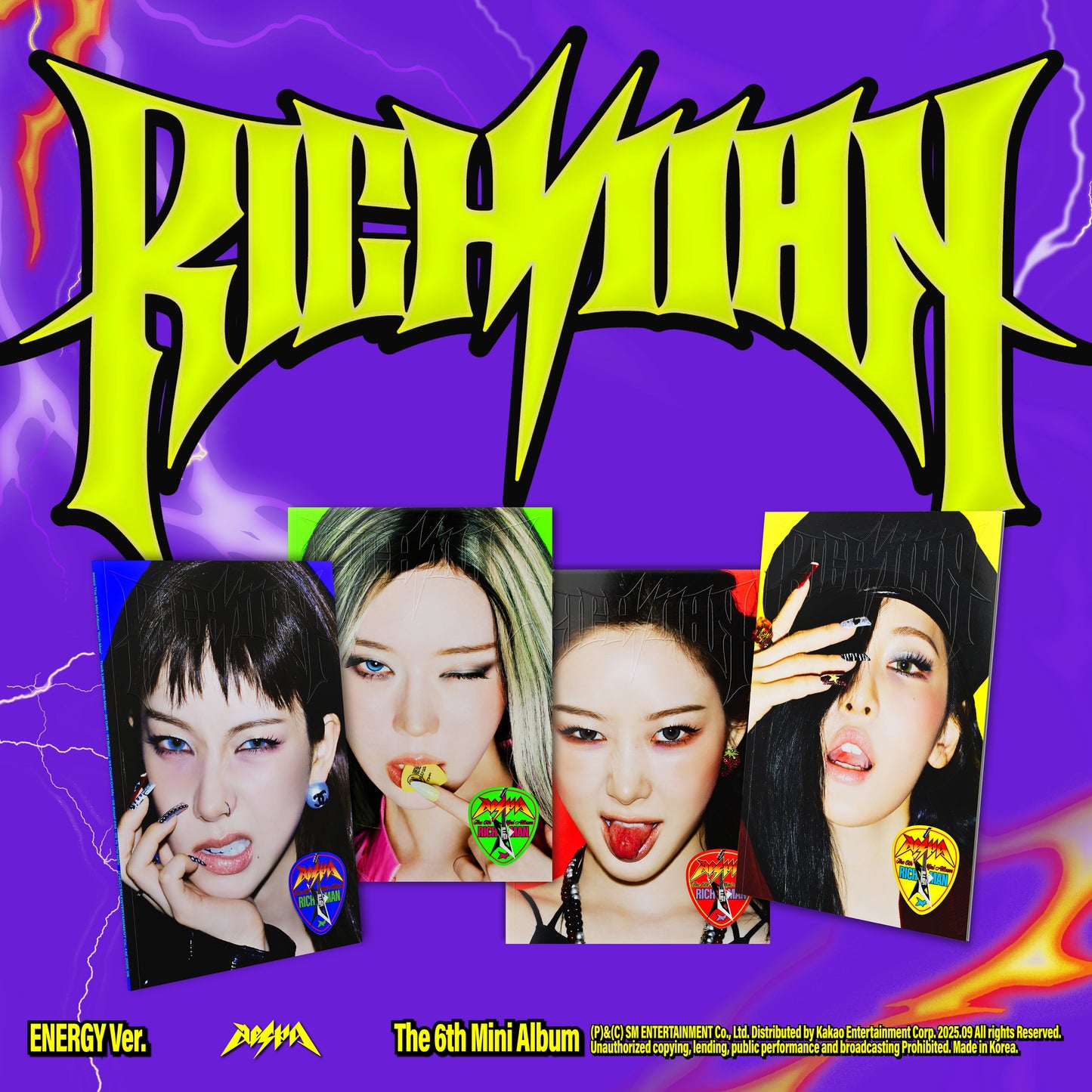 aespa 에스파 'Rich Man' Album Details (ENERGY Ver.) Preview