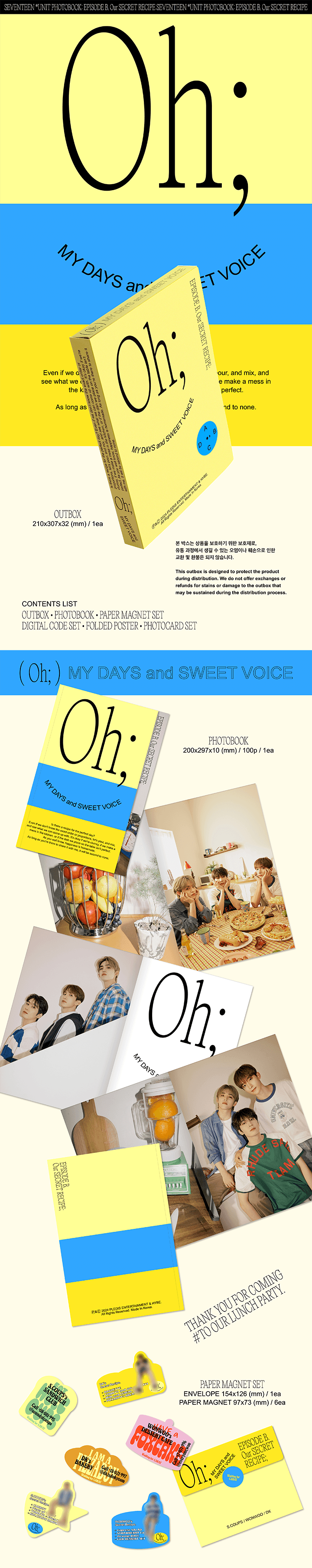 SEVENTEEN - Unit Photobook (Episode A & B)