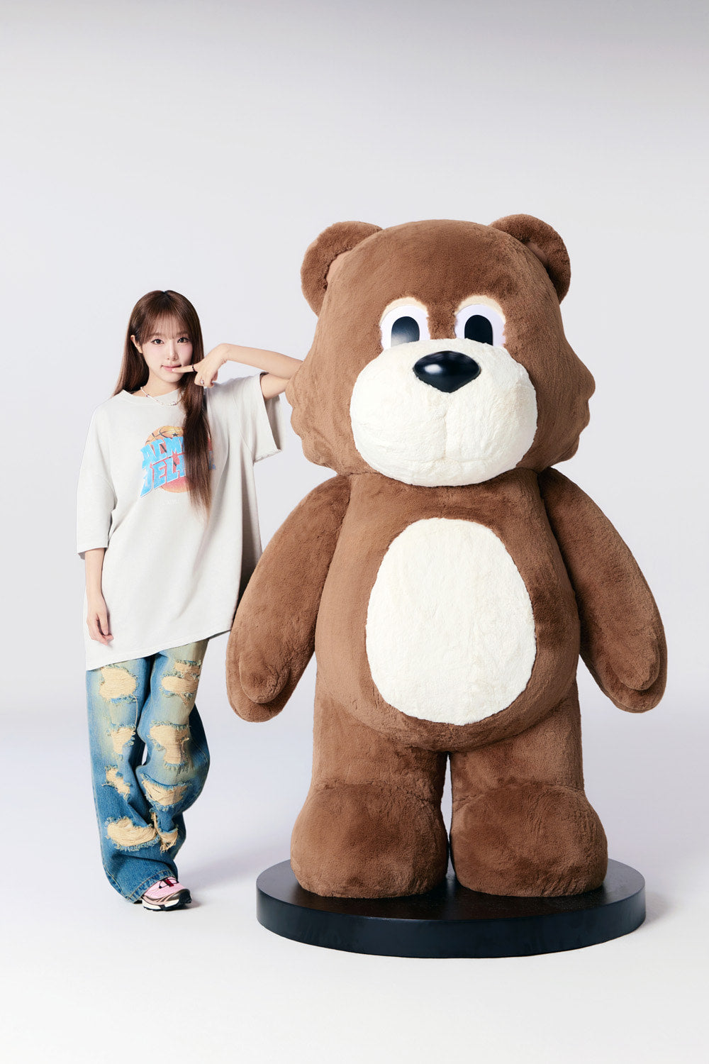Yena x Adlv Basketball Pigment Short Sleeve T-Shirt