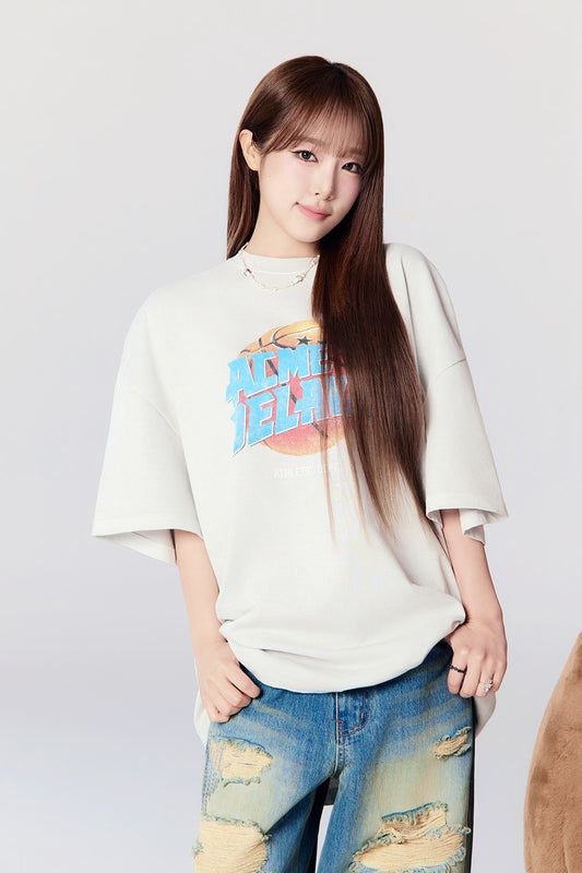 Yena x Adlv Basketball Pigment Short Sleeve T-Shirt