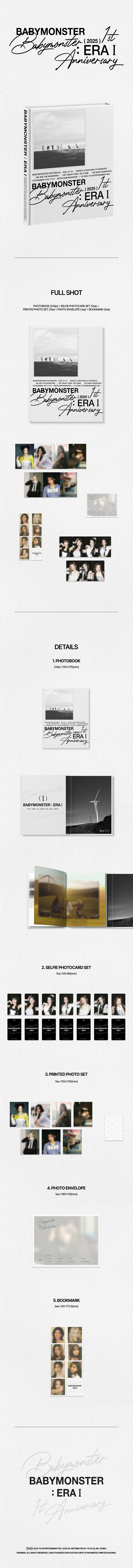 BABYMONSTER : ERA l BABYMONSTER 1st Anniversary Photobook