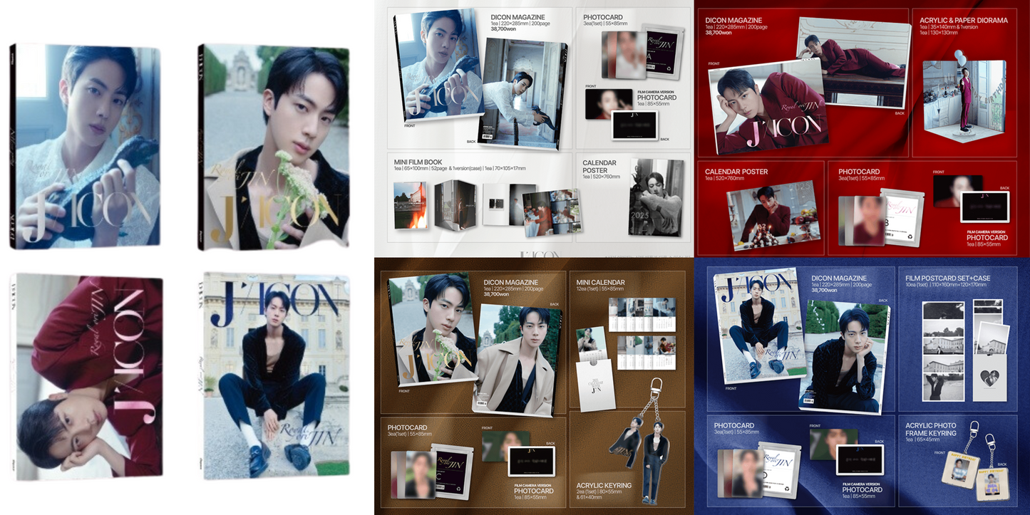 BTS JIN - DICON VOLUME N°24 - 'Royal OriJIN' MAGAZINE