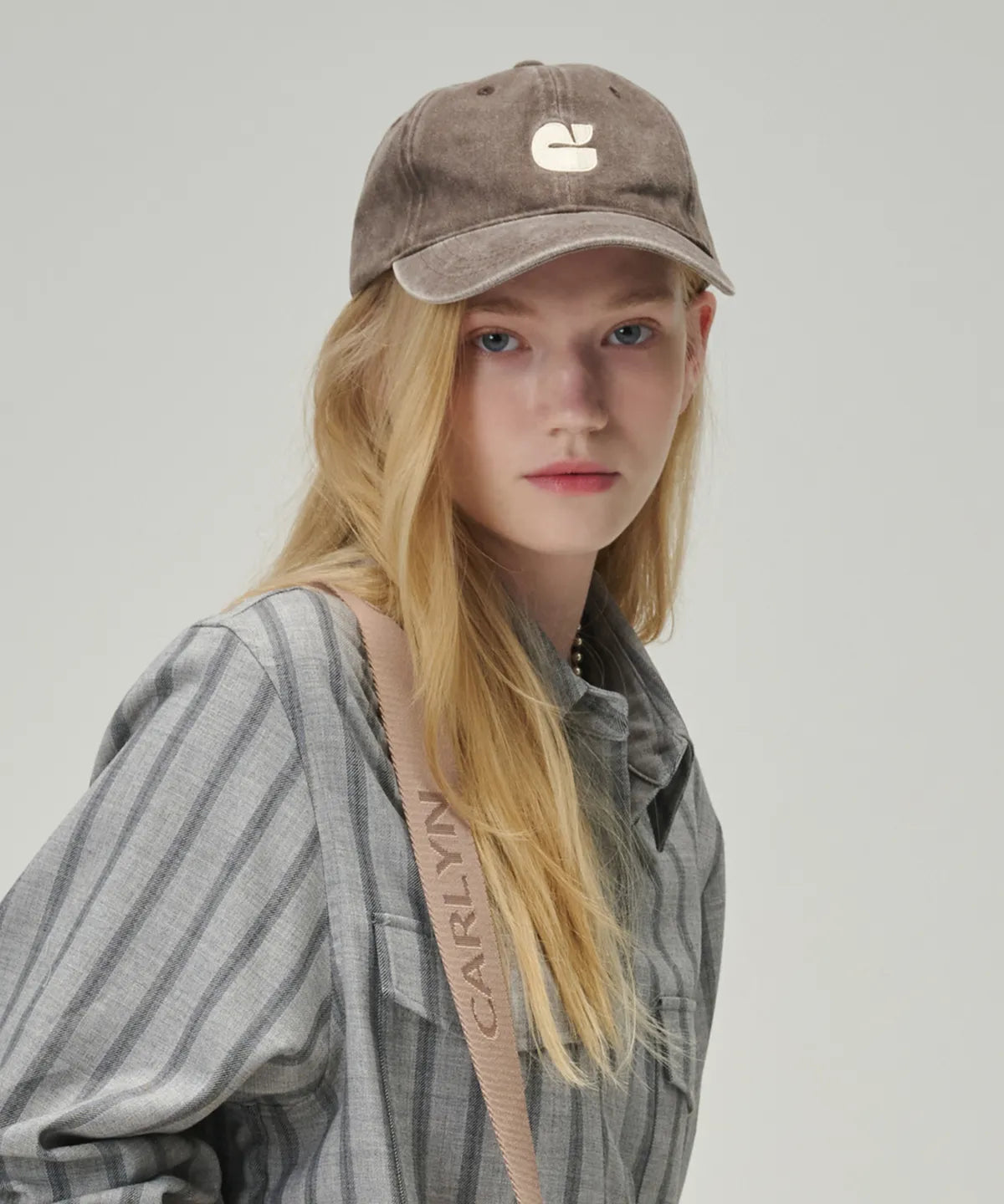 Carlyn New Logo Washed Cap - Worn by aespa Karina