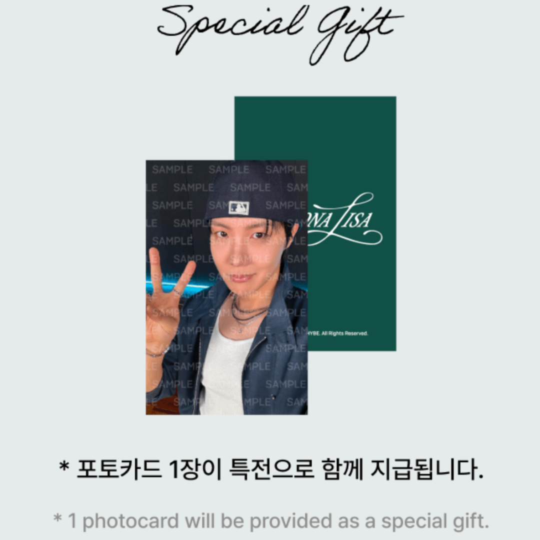 BTS j-hope - MONA LISA Official Merch