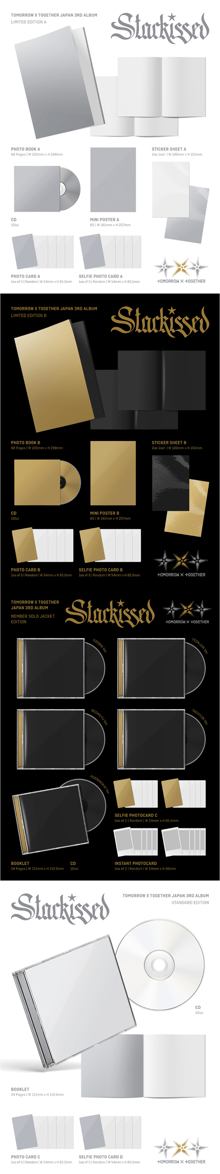 TOMORROW X TOGETHER 'Starkissed' Japan 3rd Album (+ Weverse Pre-order Gift)