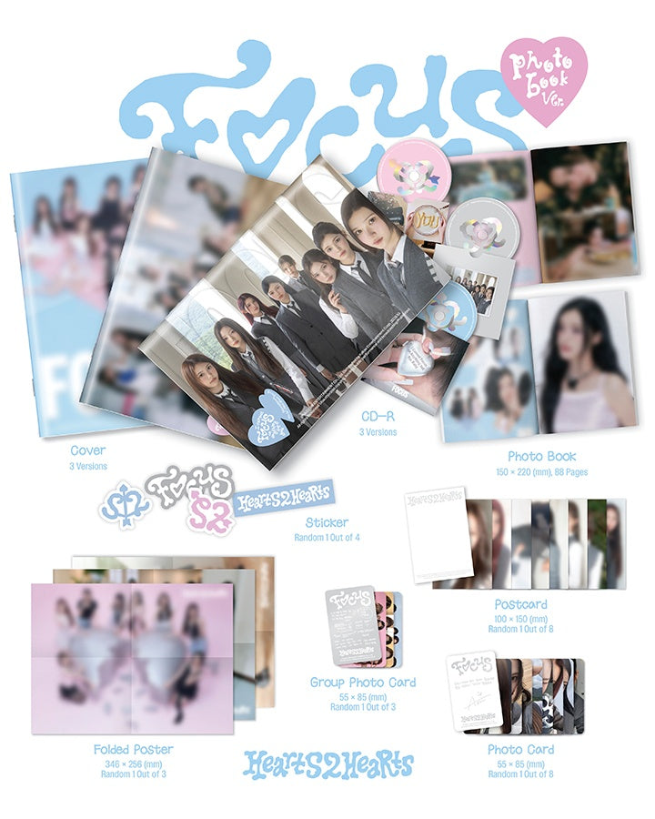 Hearts2Hearts -  'FOCUS'  The 1st Mini Album