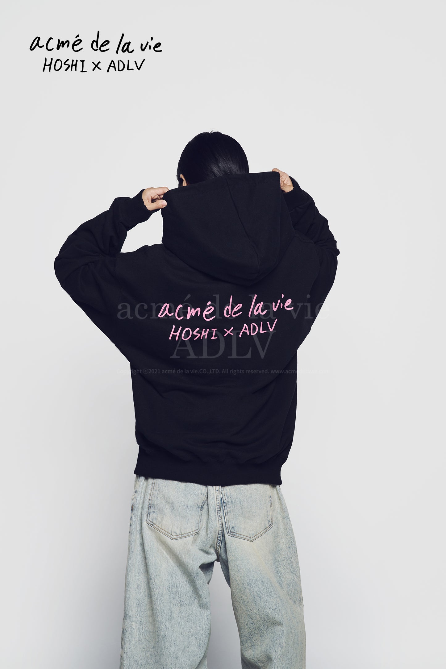 SEVENTEEN HOSHI X ADLV - Tiger Figure Hoodie (Cream / Black)