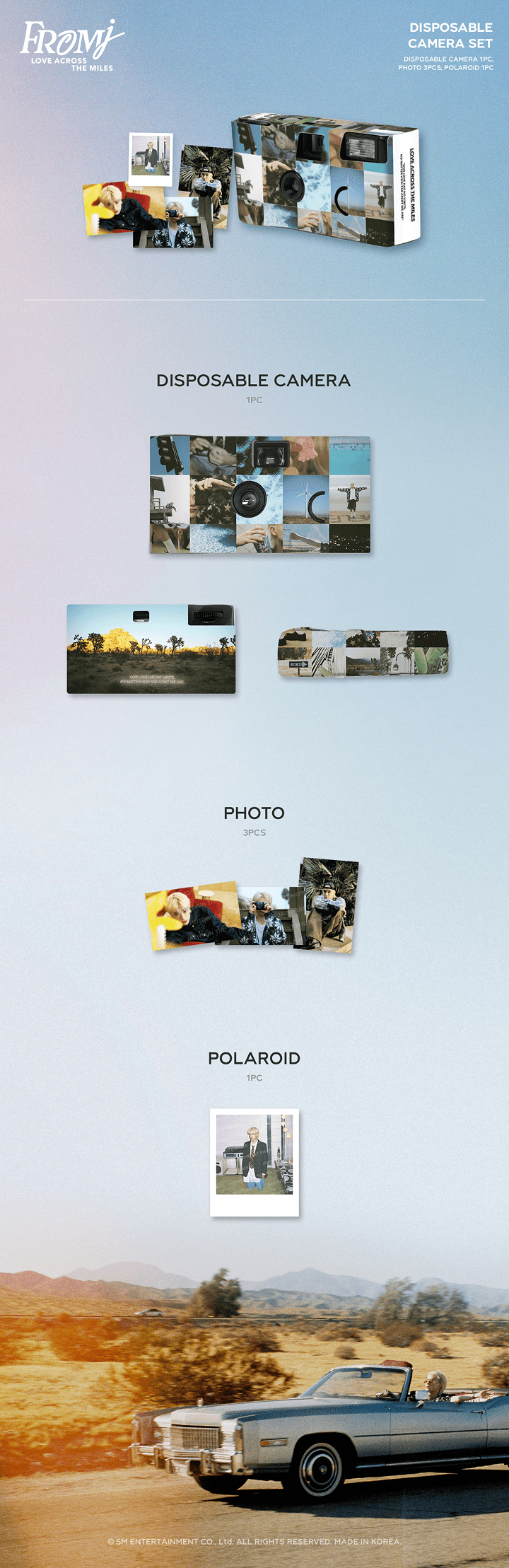 NCT 127 JAEHYUN FROM J : LOVE ACROSS THE MILES Official Merch