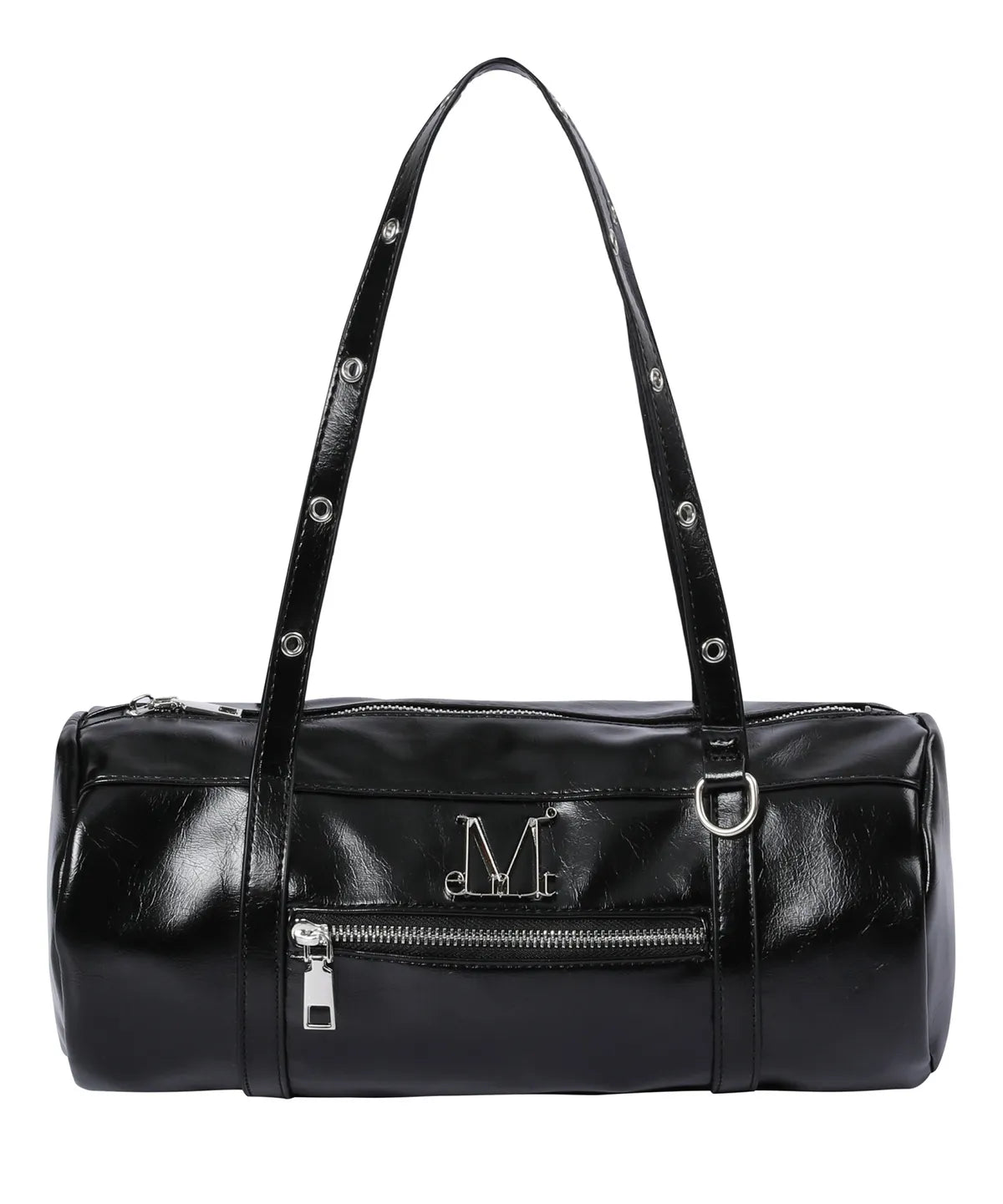 MUCENT Nox Metal Logo Eyelet Strap Shoulder Bag
