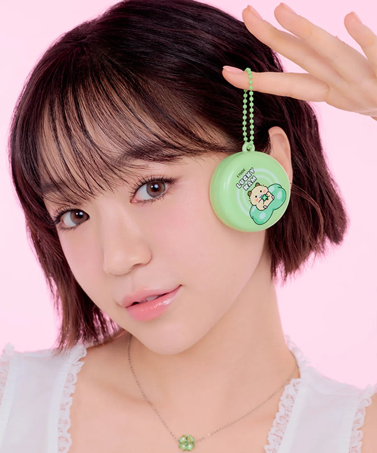 Posy Love X Etude Cloud Filter Cushion Mini Cushion Set (+ Doll Keychain)