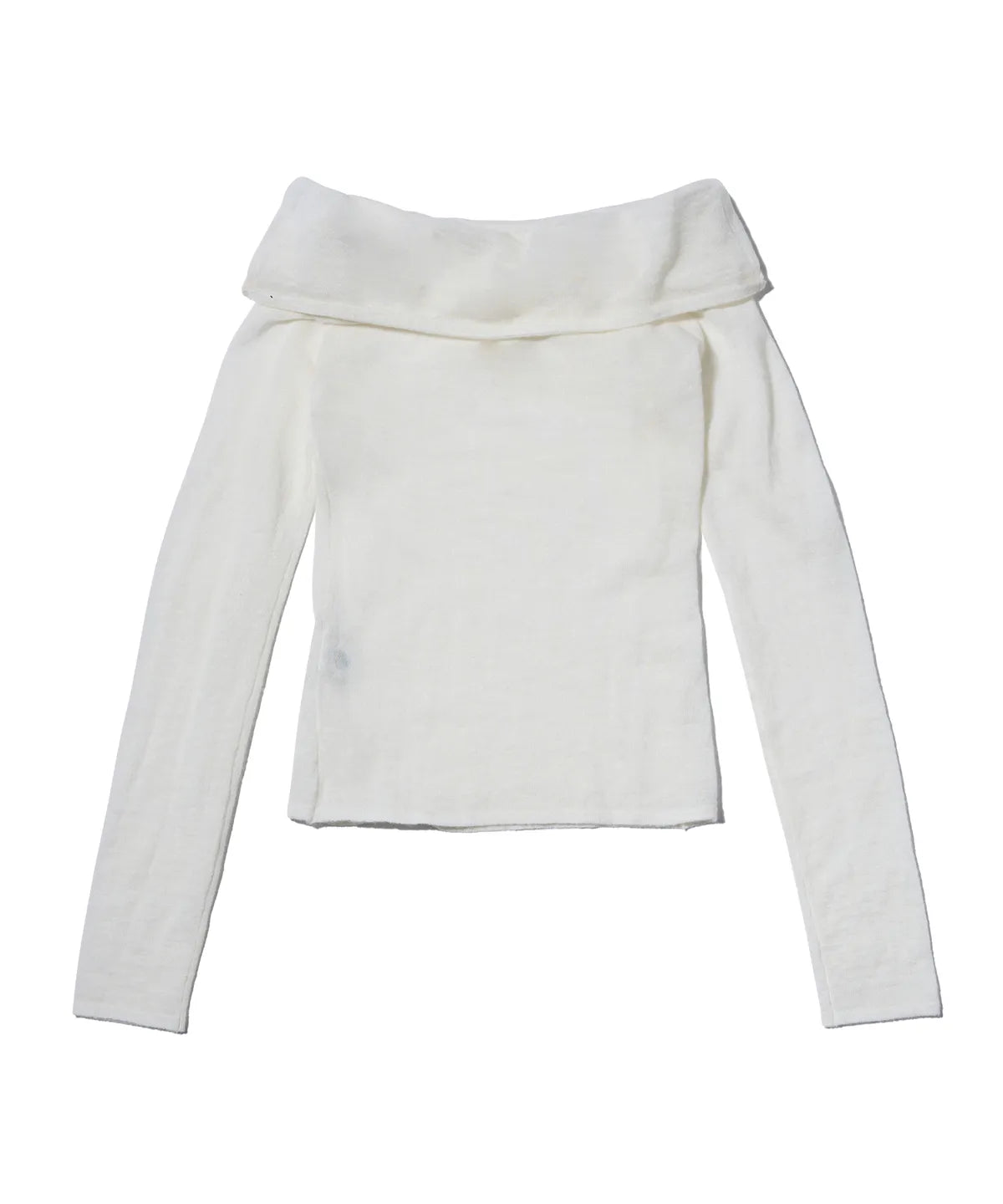 YOUHEE Basic Off Shoulder Knit