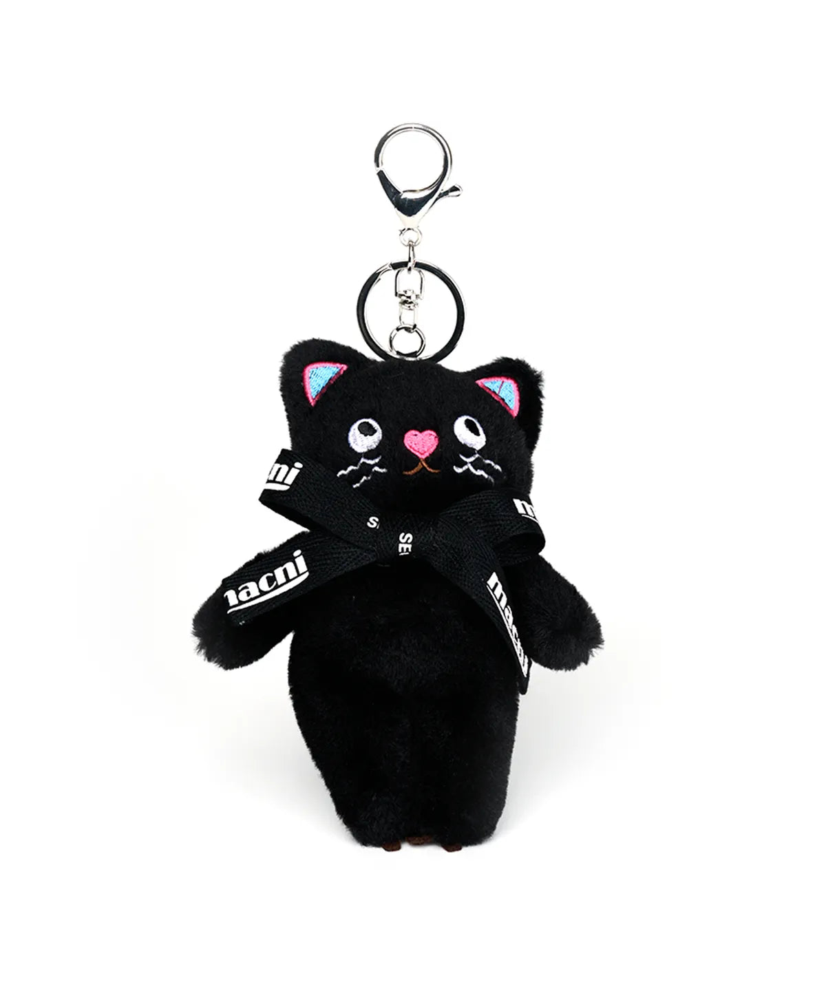Macni - Peppy Micro Backpack, Glossy Slim Pouch & Meow Cat Keyring Set