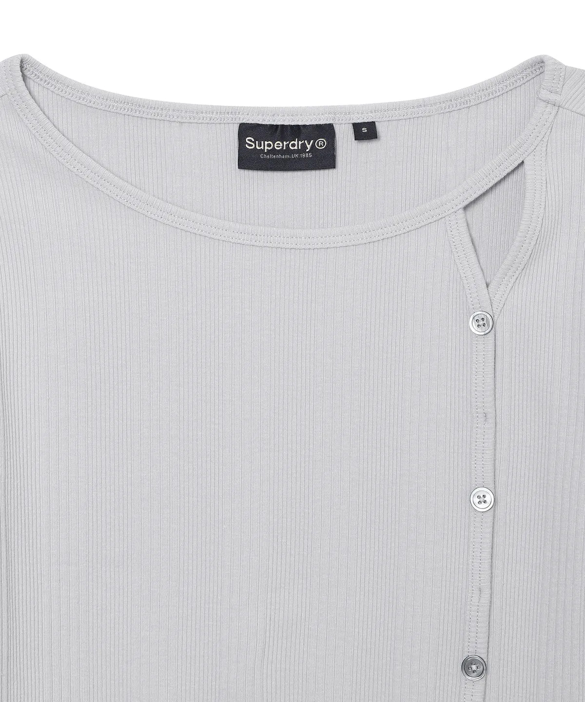 Illit X Superdry W Unbalanced Slim Fit Long Sleeve T-Shirt