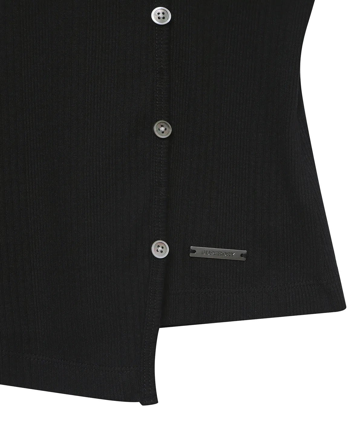 Illit X Superdry W Unbalanced Slim Fit Long Sleeve T-Shirt
