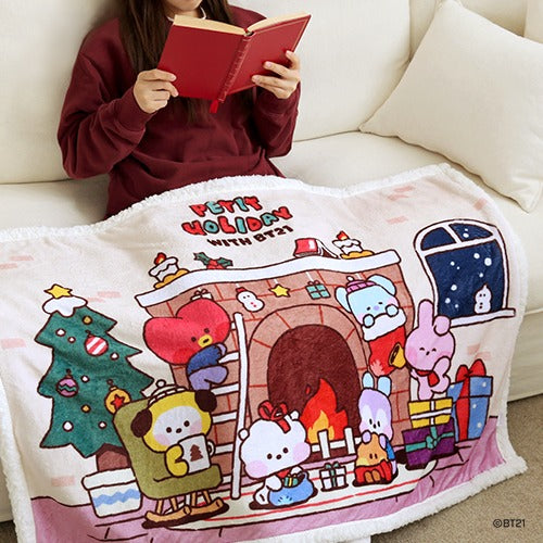 BT21 Petit Holiday Blanket