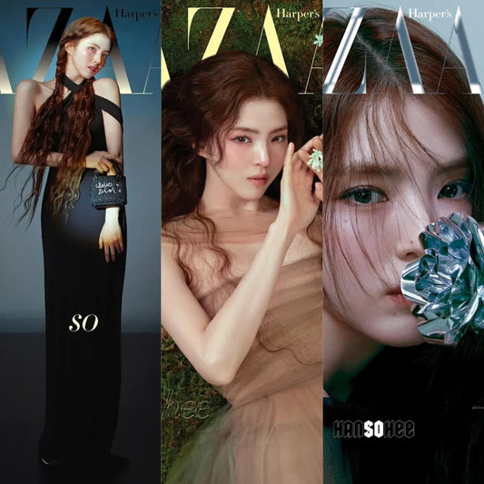HARPER'S BAZAAR KOREA MAGAZINE APRIL 2025 COVER HAN SO HEE
