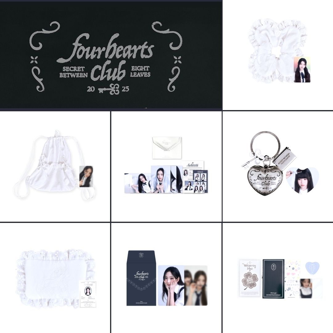 Hearts2Hearts ‘Four Hearts Club’ Official Merch