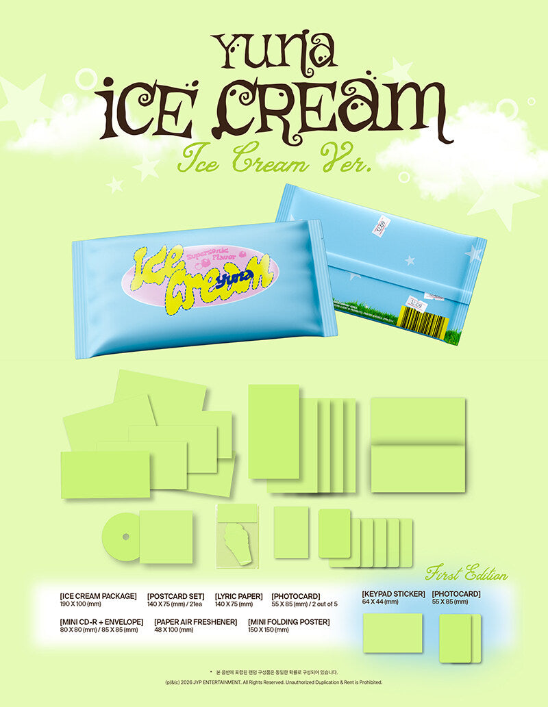 (ITZY) Yuna - 1st Mini Album Ice Cream