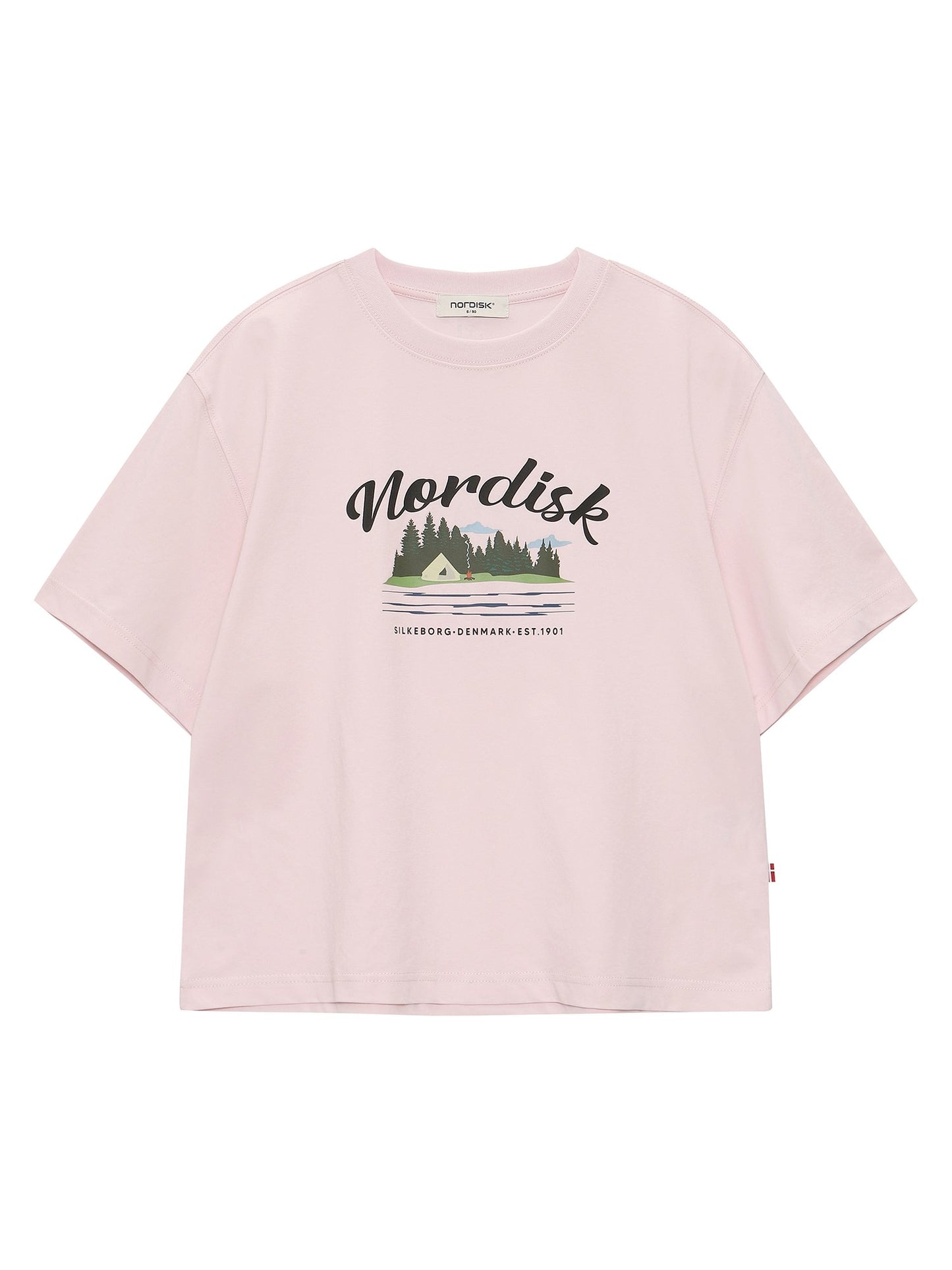 Aespa Karina X Nordisk Sign Logo Graphic Short Sleeve T-Shirt