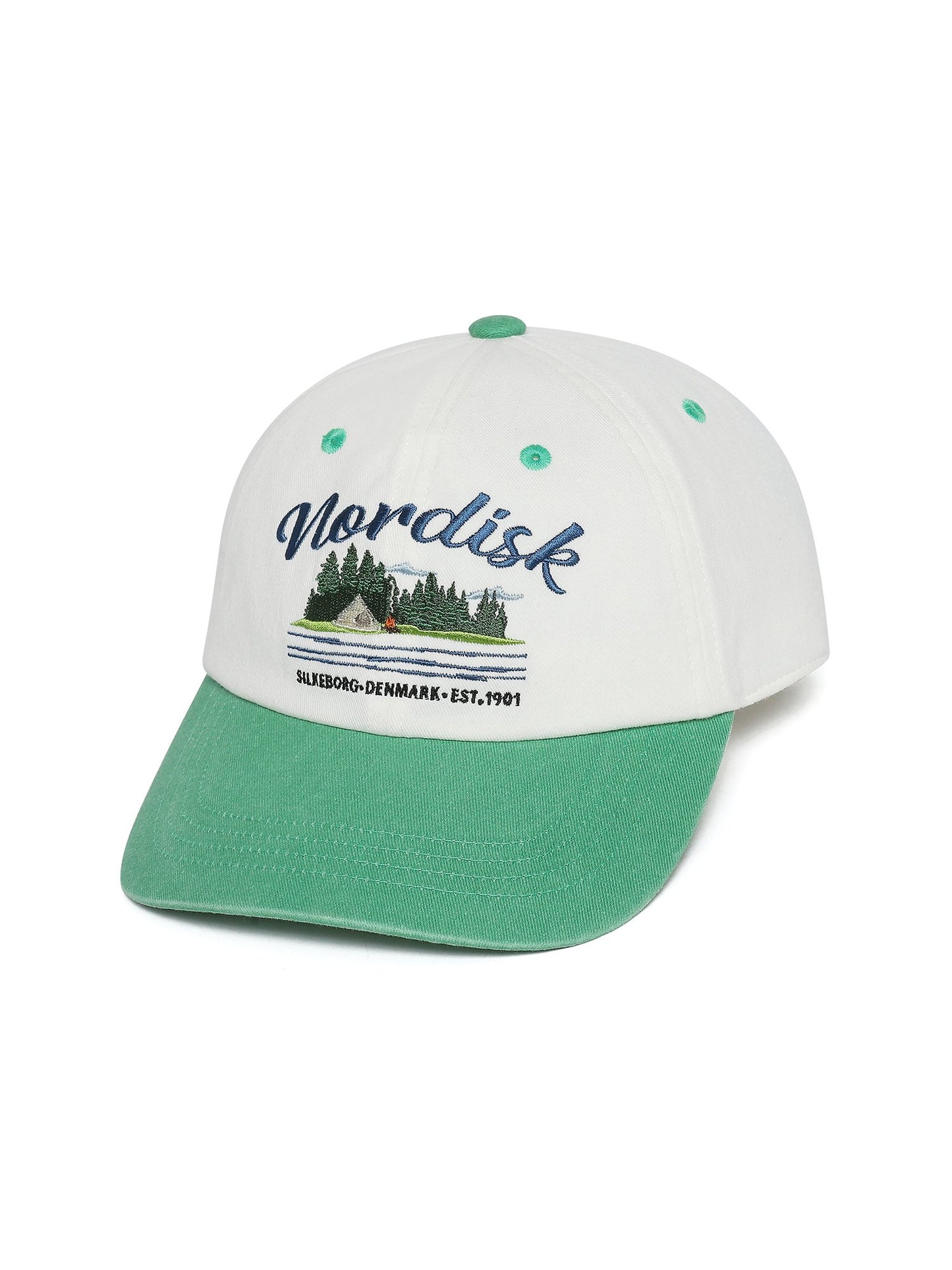Aespa Karina X Nordisk Graphic Logo Ball Cap