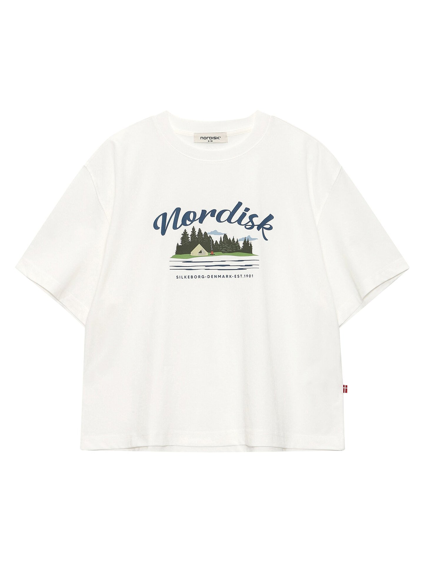 Aespa Karina X Nordisk Sign Logo Graphic Short Sleeve T-Shirt