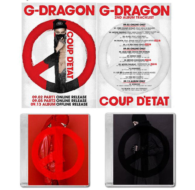 G-Dragon - COUP D'ETAT - 2nd Album (Black/Red)