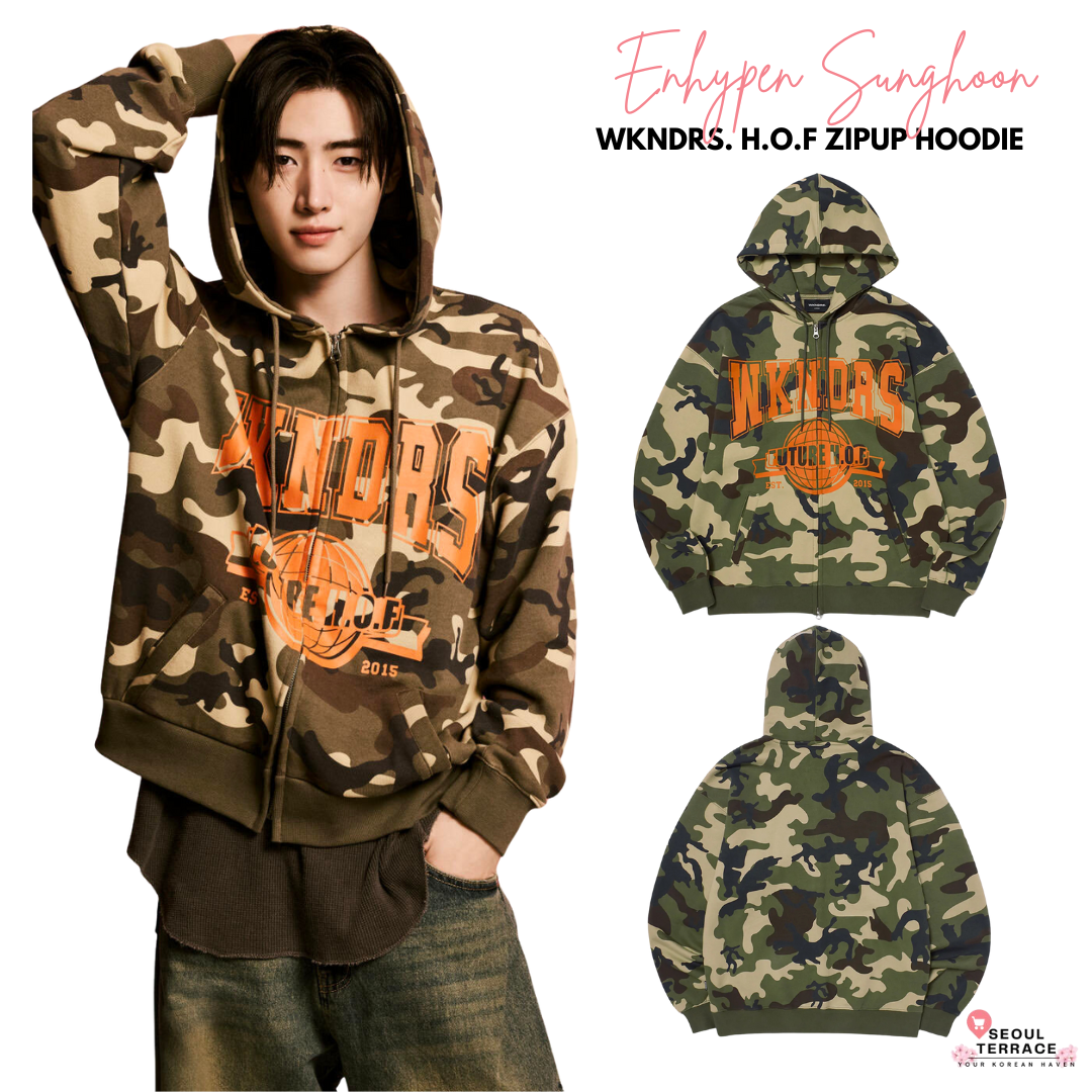 Enhypen Sunghoon Worn] WKNDRS. HOF Zip Up Hoodie – SEOUL TERRACE