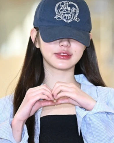 ronron LADY AND THE TRAMP BALL CAP seen worn by IVE Jang Wonyoung