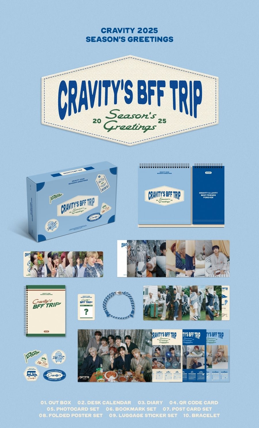 CRAVITY - 'Cravity's BFF Trip' 2025 Season's Greetings