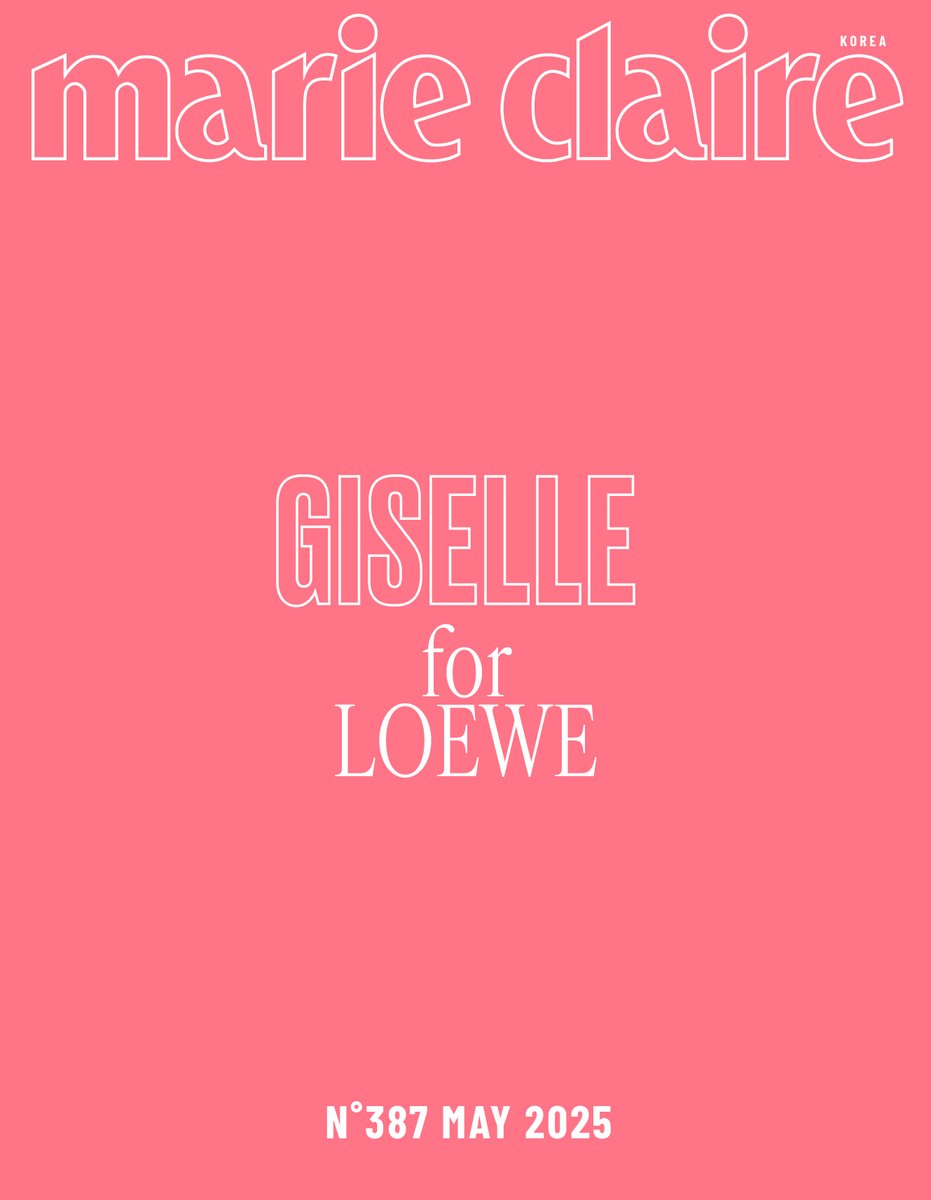 Marie Claire Korea Magazine Cover: aespa Giselle June 2025 Issue