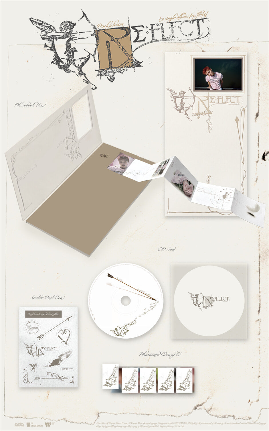 PARK JI HOON - 1st Single Album RE:FLECT