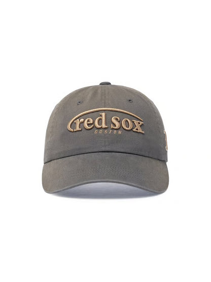 [Aespa Karina & TWS Pick] 26SS MLB Vintage Washed Curve Logo Unstructured Ball Cap New York Yankees