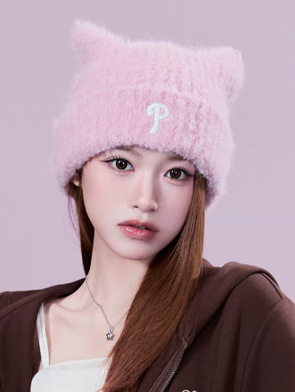 [RESCENE X MLB] 26FW  Plush Meow Beanie