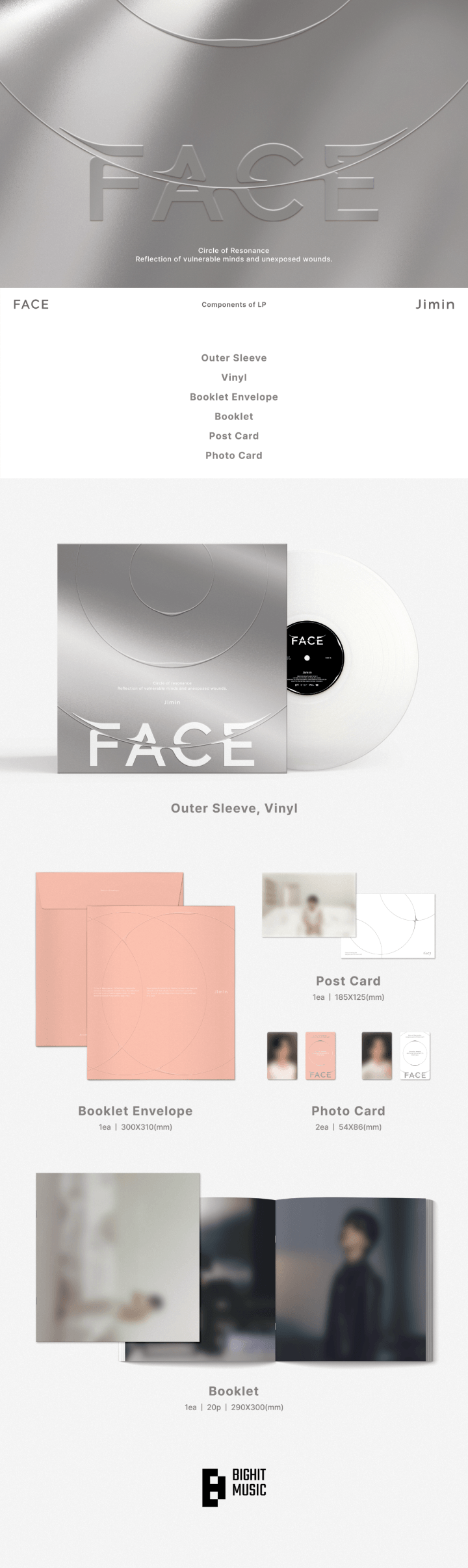 BTS JIMIN - FACE Album