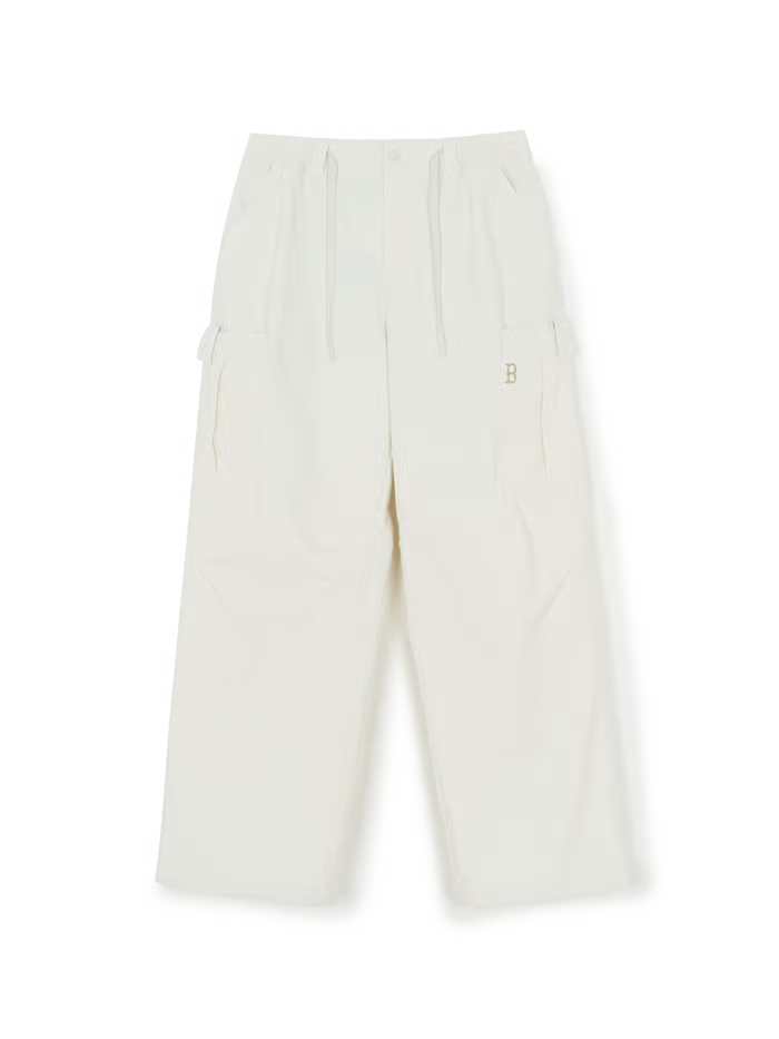 [TWS Pick] MLB Cotton Touch Cutout Cargo Wide Pants New York Yankees