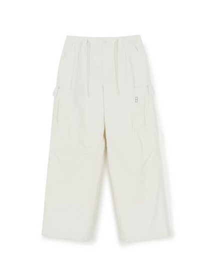 [TWS Pick] MLB Cotton Touch Cutout Cargo Wide Pants New York Yankees